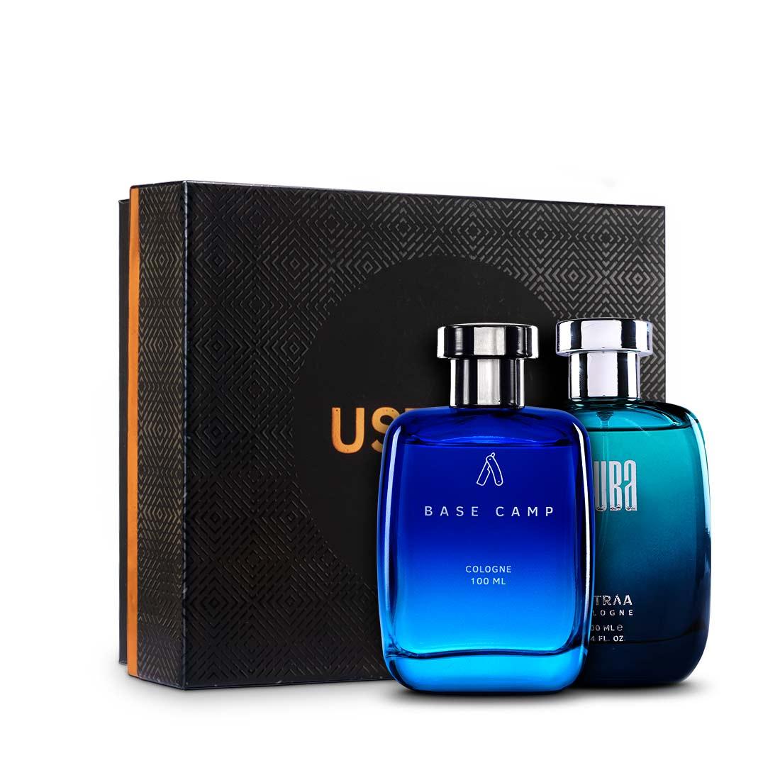 Fragrance Gift Box - Scuba & Base Camp Cologne  Perfume for Men - 100ml