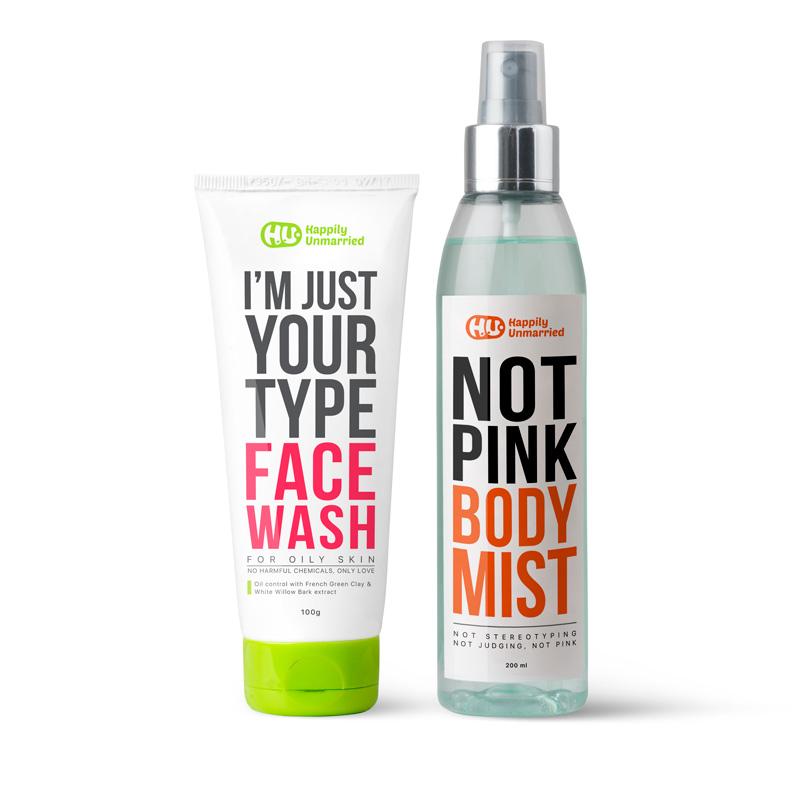Face Wash - Oily Skin & Body Mist - Not Pink