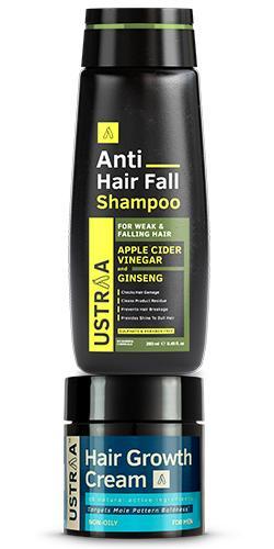Ustraa Hair Vitalizer Kit Dermatologically Tested Hair Vitalizer Shampoo   250ml  Clinically Tested Hair growth Vitalizer 