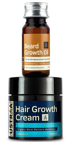Hair Growth Cream & Beard Growth Oil | Ustraa