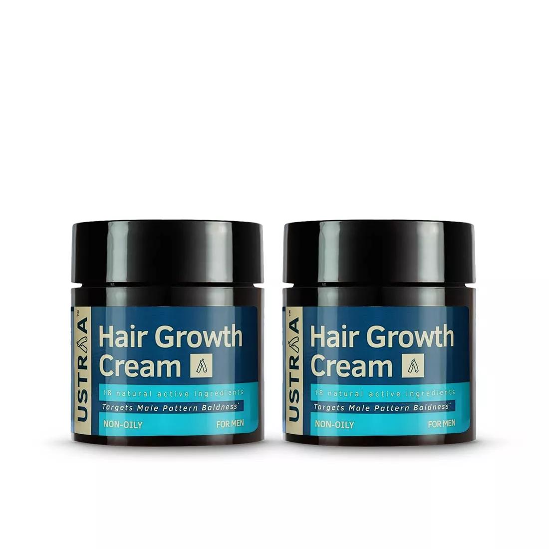 Ustraa Hair Growth Kit (Anti Hairfall Shampoo 250ml, Hair Growth Vitalizer  & Cream)