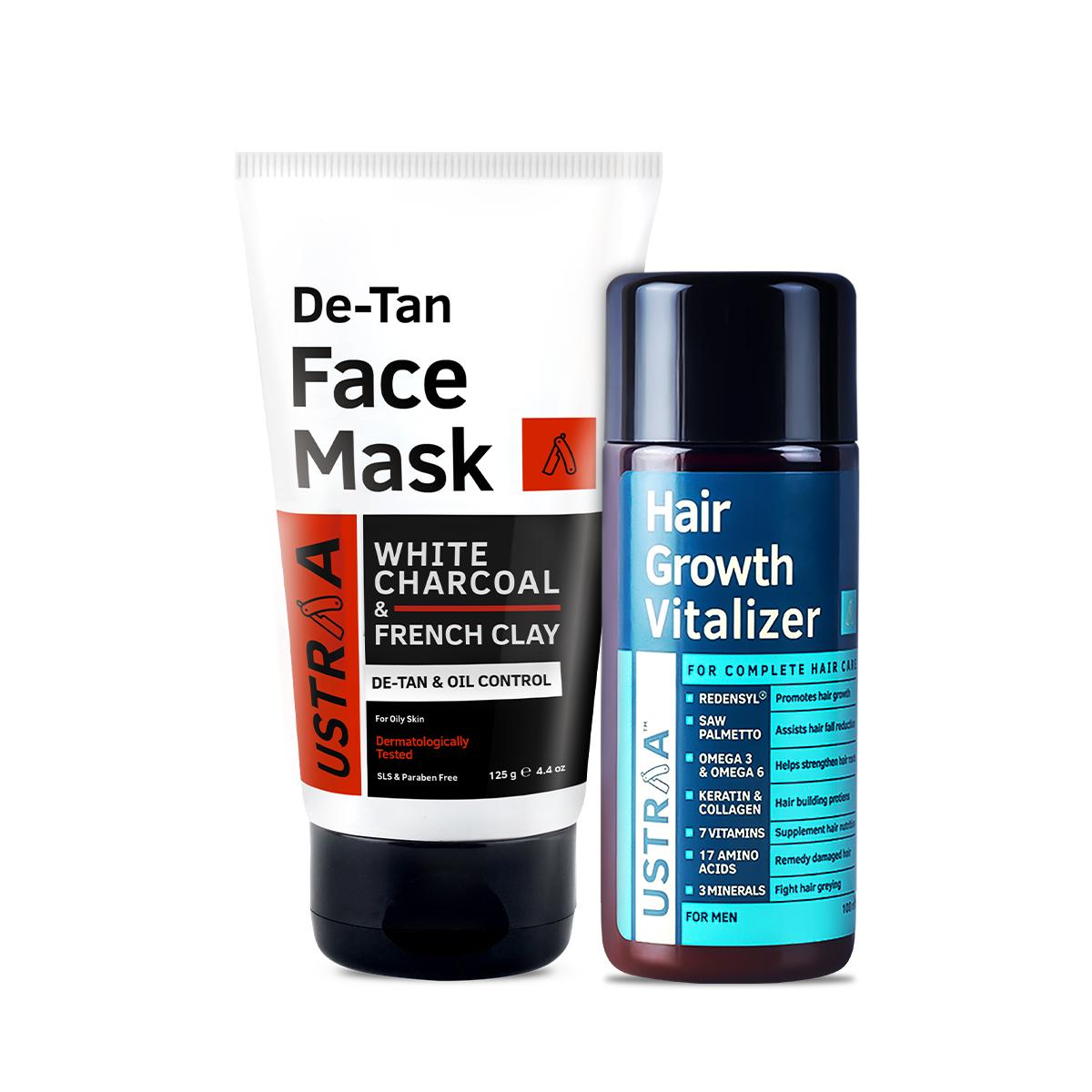 Hair Growth Vitalizer & Face Mask- Oily Skin