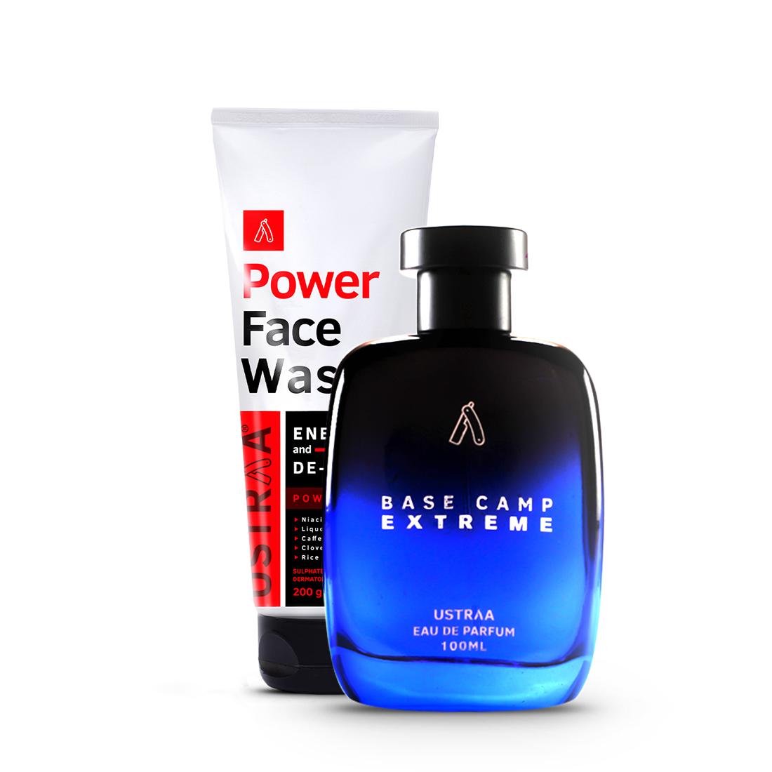  Base Camp Extreme EDP - 100ml & Power Face Wash Energize and De-tan - 200g