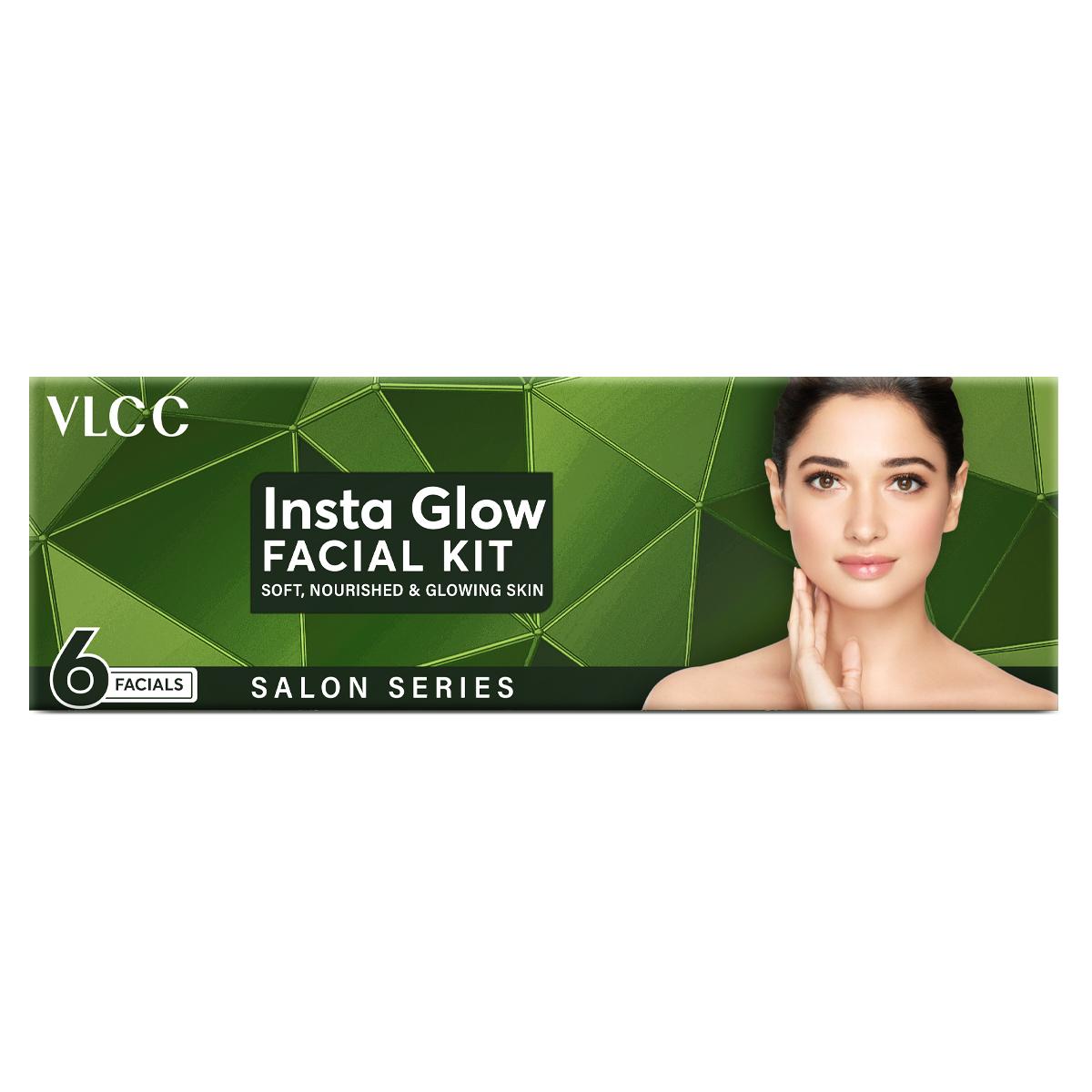VLCC Salon Series Insta Glow Facial Kit - Professional Spa-like Glow at Home
