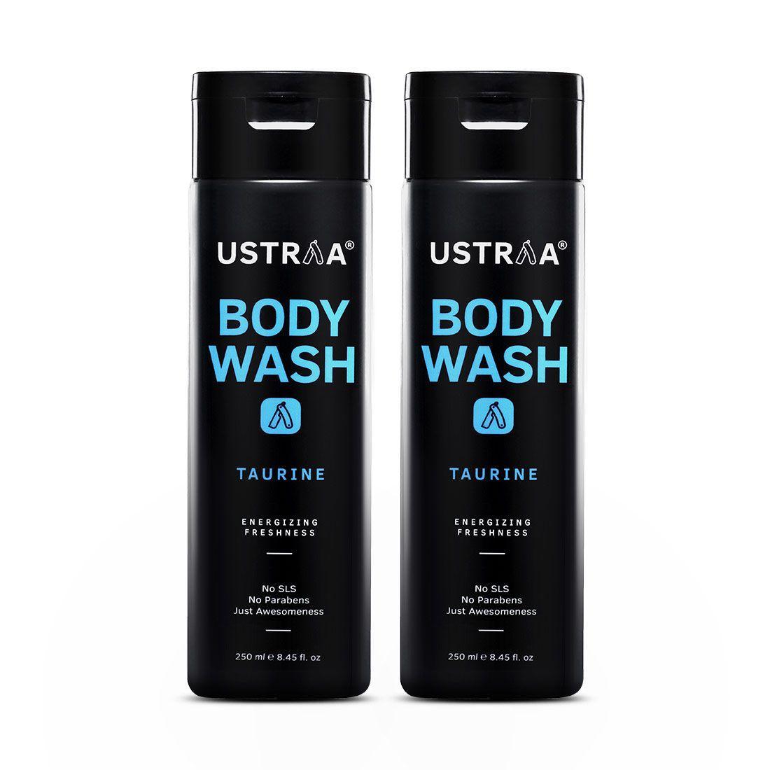 Ustraa Body Wash for Men: With Taurine for Energizing showers and Skin Damage Repair