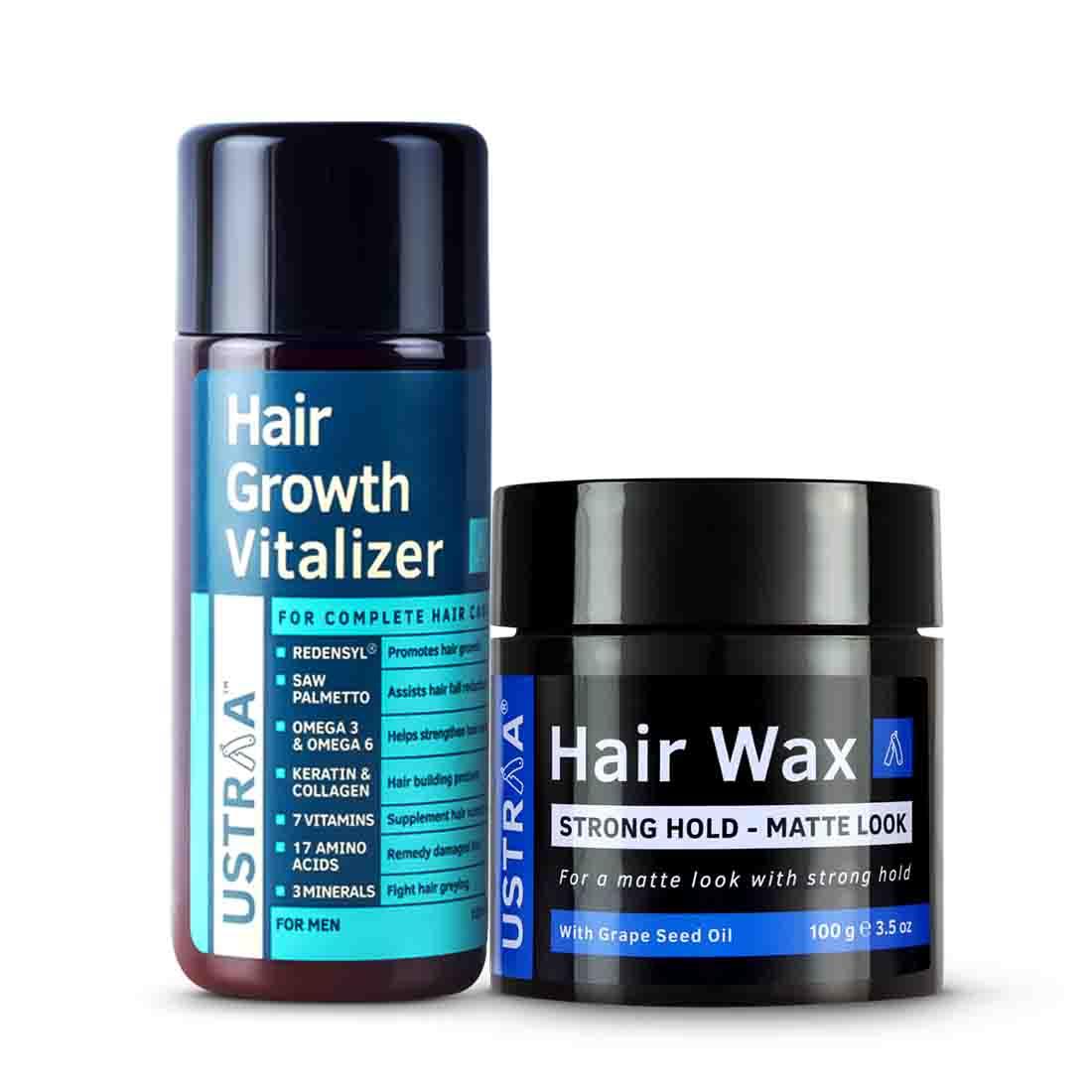 Hair Growth Vitalizer & Hair Wax (Matte Look)