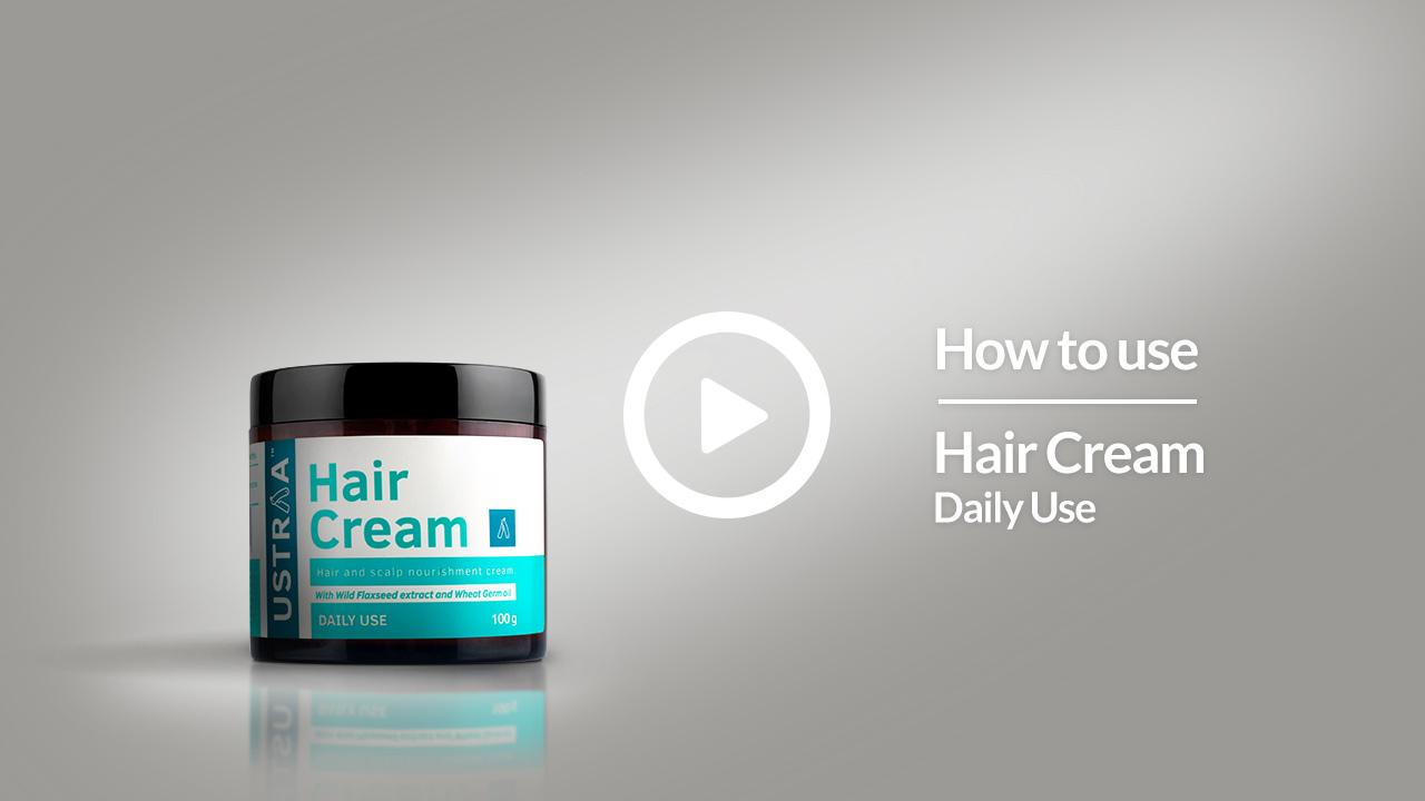 Buy Hair Cream For Men | Best for Daily Use | Non sticky Non Oily |  Alternative for oil | Ustraa