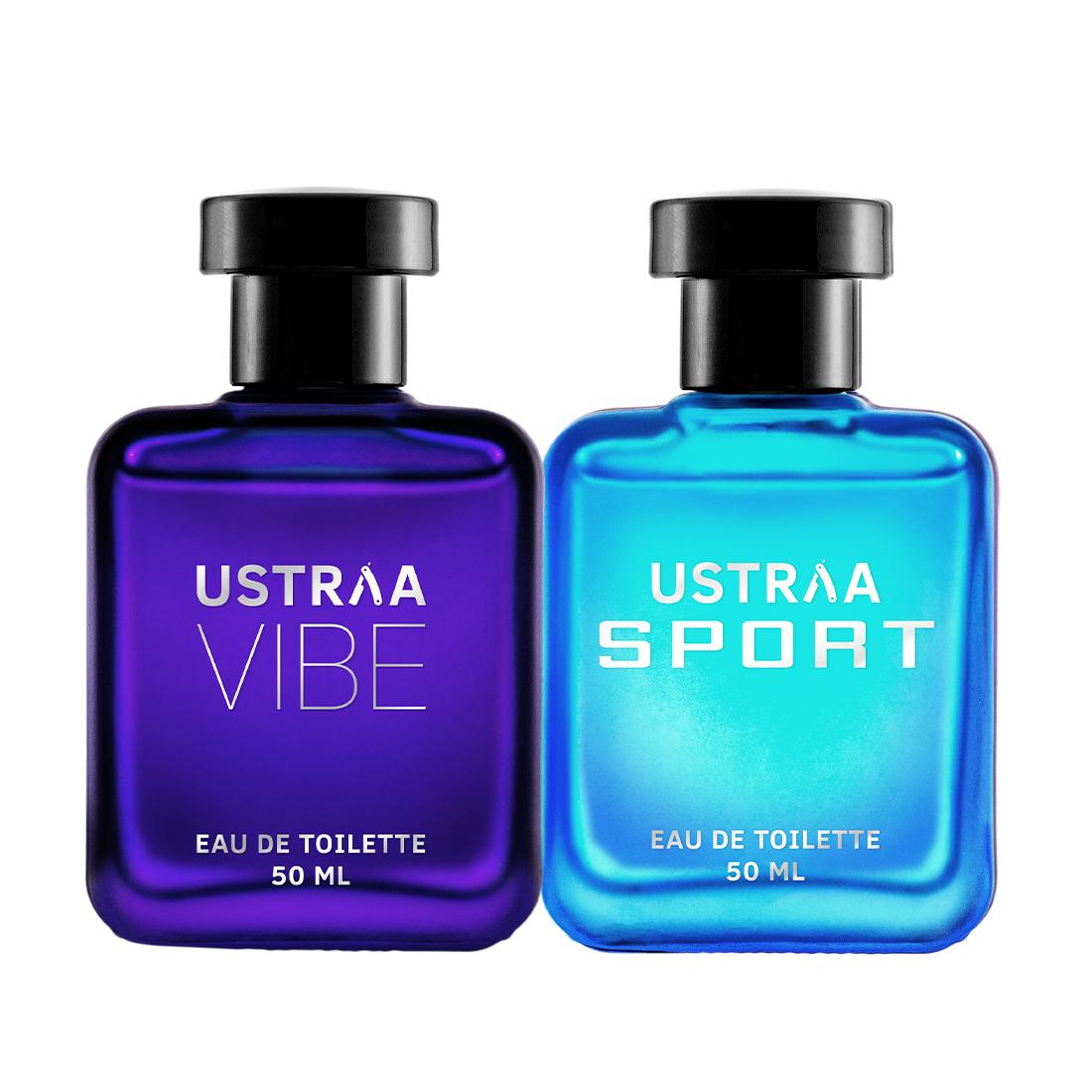 EDT Vibe & Sports - Set of 2 - Perfume for Men- 50ml each