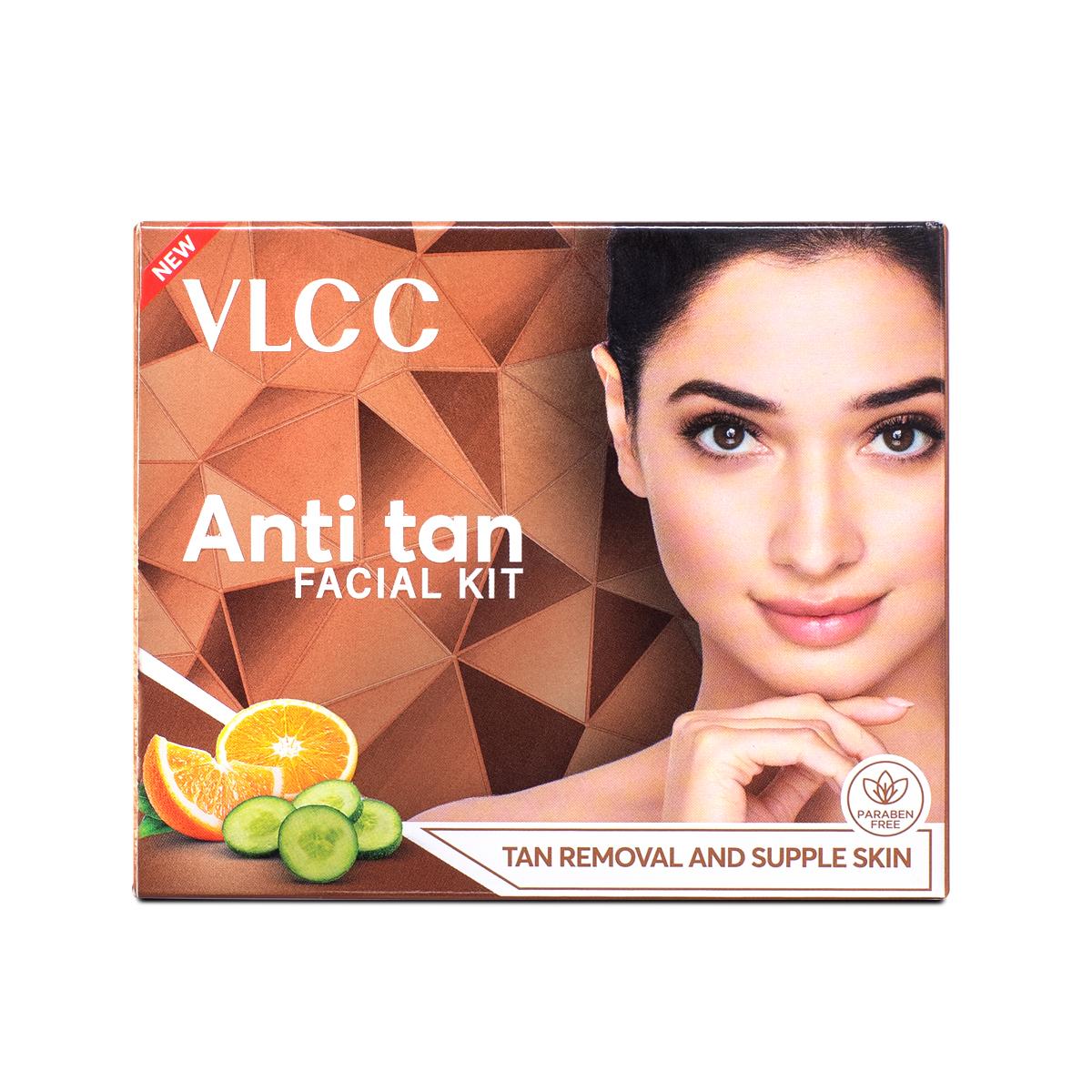VLCC Anti Tan Single Facial Kit - Restore Radiance and Combat Sun Damage