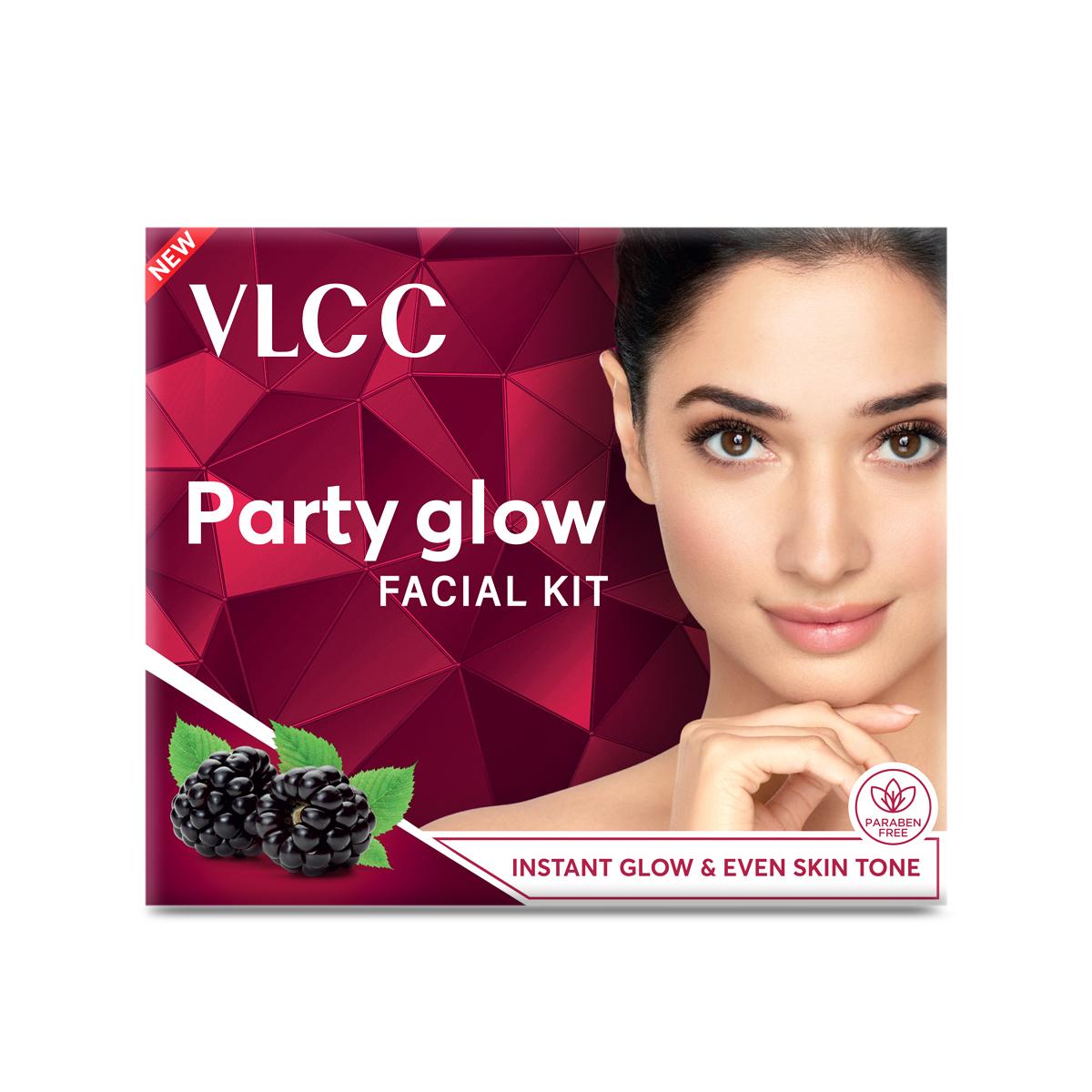 VLCC Party Glow Facial Kit | Instant Radiance and Glow for Special Occasions