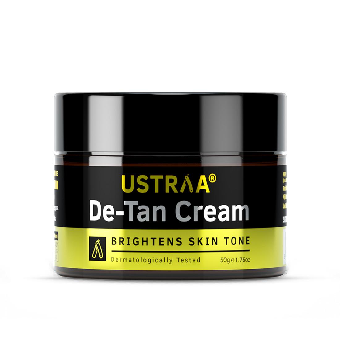 Ustraa De-Tan Cream for Men - For Tan removal and Even Skin tone