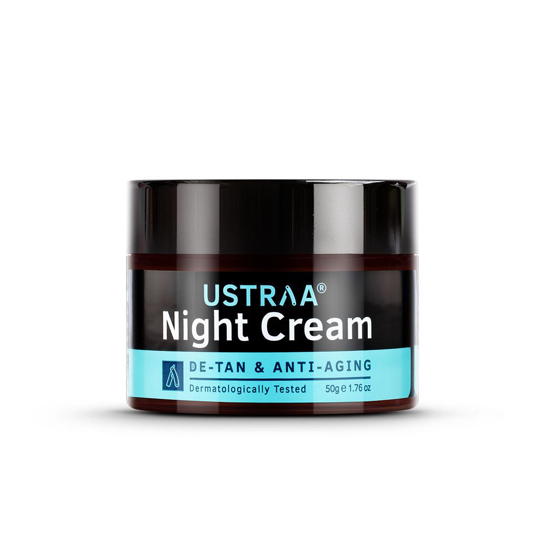 Ustraa Night Cream For Men: With De-Tan & Anti-Aging Properties